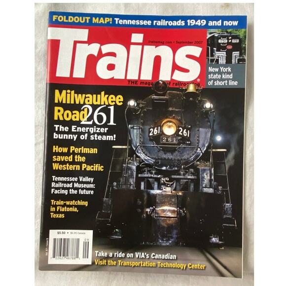 Lot 4 Trains Sept Oct Nov Dec 2007 Magazine Special Holiday Issue Railroad - Picture 3 of 11